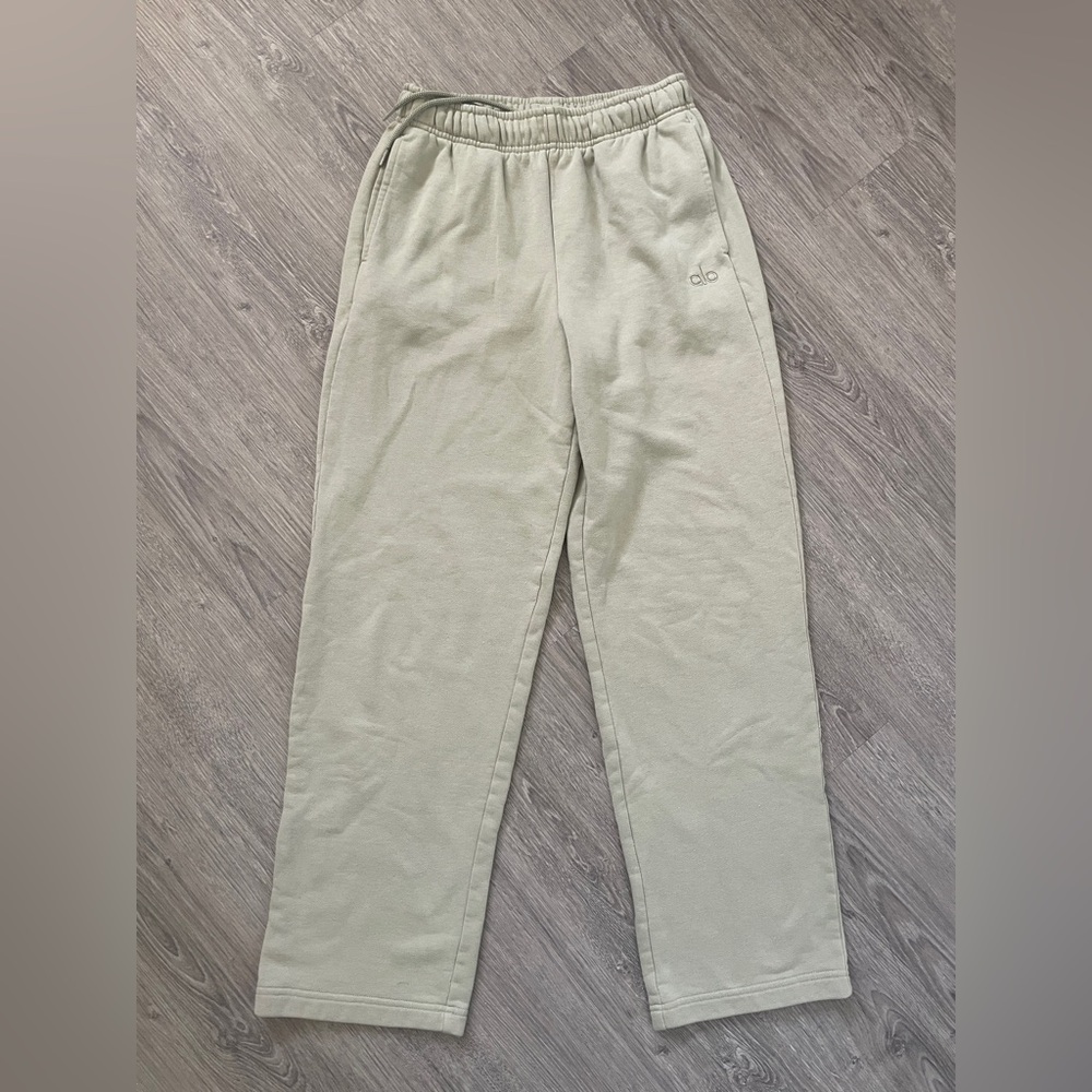 Alo Accolade SET - Hoodie & Sweatpants - Pale Green - Size Small - Picture 4 of 6